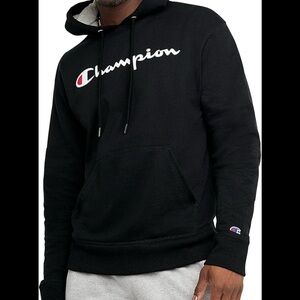 Champion Black Hoodie for Men